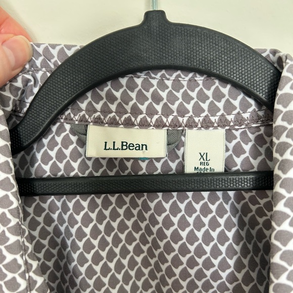 L.L.Bean Snap Front Button Shirt Long Sleeve Size XL - Picture 2 of 5